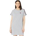 Tommy Hilfiger Short Sleeve French Terry Dress with Logo Tape Trim
