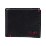 GUESS Mens Leather Slim Bifold Wallet