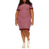 MICHAEL Michael Kors Plus Size Block Mini Short Sleeve Dress
