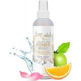 Era Organics Natural & Organic Face Toner Spray - Extra Nourishing & Hydrating Natural Facial Mist with Witch Hazel, Apple Cider Vinegar, Rose Water for Dry, Oily, Acne Prone Skin Balance pH 8o