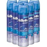 Gillette TGS Series Shave Gel, Moisturizing, 7 Oz (Pack of 6)