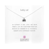 Dogeared Lucky Us Elephant Reminder Necklace