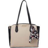Anne Klein Color-Blocked Tote with Scarf