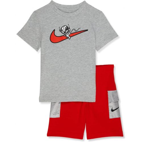 나이키 Nike Kids Tee and Shorts Set (Little Kids)