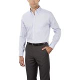Van Heusen Mens Dress Shirt Regular Fit Pinpoint Solid