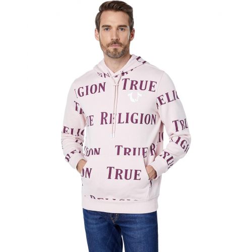 트루릴리젼 True Religion All Over TR Logo Pullover Hoodie