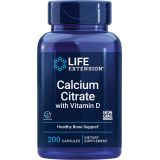Life Extension Calcium Citrate with Vitamin D - Super Absorbable Bone Health D3 Calcium Supplement Pills for Men & Women - for Bones Density & Muscle Function - Gluten-Free, Non-GM