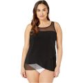 Miraclesuit Plus Size Solid Mirage Tankini Top