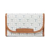 Tommy Hilfiger Kennedy II Flap Continental Wallet-Coated Square Monogram