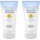 Neutrogena Healthy Defense Daily Moisturizer with SPF 50 and Vitamin E, Lightweight Face Lotion with SPF 50 Sunscreen and Antioxidants, Vitamin C & Vitamin E, 1.7 fl. oz (Pack of 2