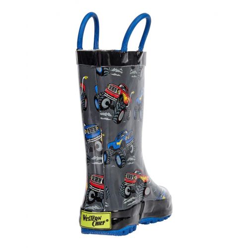  Western Chief Kids Muscle Trucks Rain Boots (Toddleru002FLittle Kid)