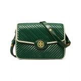 Tory Burch Robinson Puffy Patent Quilted Convertible Shoulder Bag