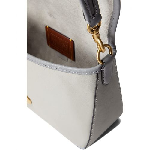 코치 COACH Color-Block Leather Soft Tabby Shoulder Bag