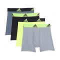Adidas Kids Performance Boxer Briefs Underwear 4-Pack (Big Kids)