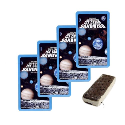  LuvyDuvy Freeze-Dried Vanilla Ice Cream Sandwiches - 4-Pack