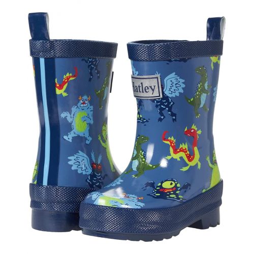 해틀리 Hatley Kids Creepy Cryptids Shiny Rain Boots (Toddleru002FLittle Kid)