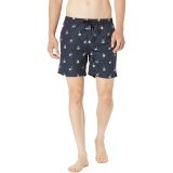 Scotch & Soda Mid Length Printed Swim Shorts in Recycled Polyester