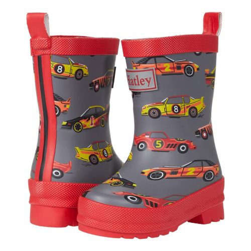 해틀리 Hatley Kids Classic Race Cars Matte Rain Boots (Toddleru002FLittle Kid)