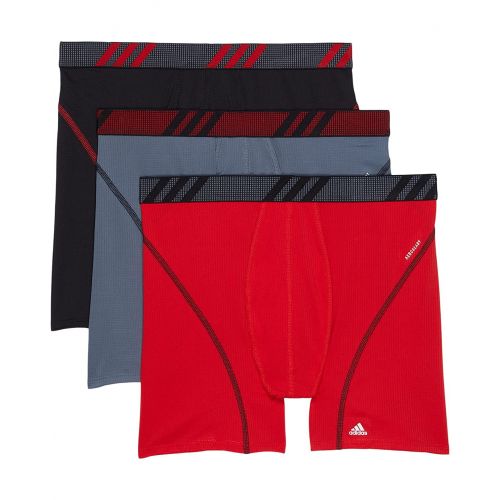 아디다스 Adidas Sport Performance Mesh Boxer Brief Underwear 3-Pack