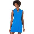 Tommy Hilfiger Sleeveless Pipped and Tipped Solid Polo Dress