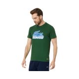 Lacoste Short Sleeve Regular Fit Front Graphic T-Shirt