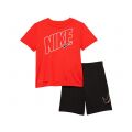 Nike Kids Dri-FIT Graphic T-Shirt and Shorts Two-Piece Set (Toddler)