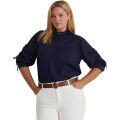 LAUREN Ralph Lauren Plus Size Cotton-Blend Shirt