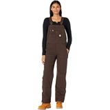 Carhartt Quilt-Lined Washed Duck Bib Overalls