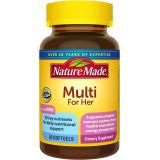 Nature Made Multivitamin For Her, Womens Multivitamin for Nutritional Support, 60 Softgels, 60 Day Supply