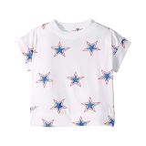 Converse Kids All Over Print Boxy Knit Top (Little Kids)