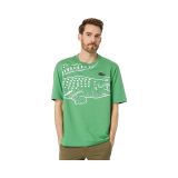 Lacoste Short Sleeve Loose Fit Large Croc Graphic T-Shirt
