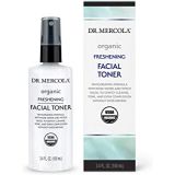 Dr. Mercola Organic Freshening Facial Toner, Non GMO, Gluten Free, Soy Free, USDA Organic, and Cruelty Free