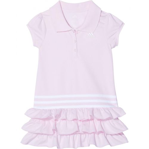 아디다스 adidas Kids adidas Kids Short Sleeve Polo Dress (Toddler/Little Kids)