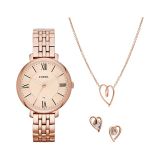 Fossil Jacqueline Watch and Jewelry Gift Set - ES5252SET