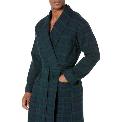  L.L.Bean Scotch Plaid Flannel Robe Regular
