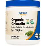 Nutricost Organic Chlorella Powder 8oz - 3000mg Per Serving - Non-GMO, Gluten Free