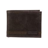 Columbia Mens Leather Extra Capacity Slimfold Wallet