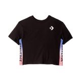 Converse Kids Short Sleeve Gradient Logo Trim T-Shirt (Big Kids)