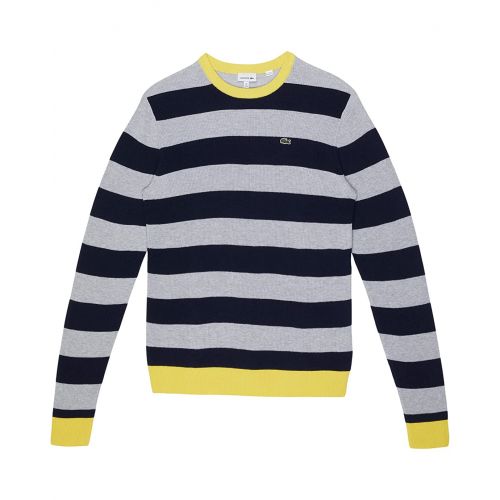 라코스테 Striped Color-Block Sweater (Toddler/Little Kids/Big Kids)