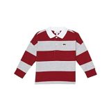 Long Sleeve Striped Color-Block Polo Shirt (Toddler/Little Kids/Big Kids)