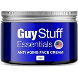 Anti Aging Face Cream for Men - Mens Facial Moisturizer - Anti Wrinkle Lotion - Clinically Proven Natural and Organic Skincare - Made in the USA by Guy Stuff Essentials
