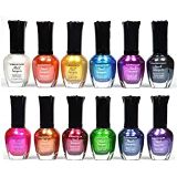 Kleancolor Nail Polish - Awesome Metallic Full Size Lacquer Lot of 12-pc Set Body Care / Beauty Care / Bodycare...