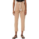 Blank NYC Paperbag Pants with Patch Pockets and Rope Belt in Suntan