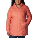 Womens Columbia Plus Size Heavenly Long Hooded Jacket