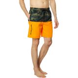 U.S. POLO ASSN. USPA Color-Block Camo Swim Shorts