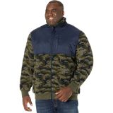 Nautica Big & Tall Big & Tall Quilted Camouflage Sherpa Fleece