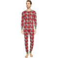 Little Blue House by Hatley Adult Union Suit One-Piece - Holiday Moose on Plaid