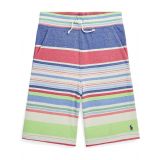 Polo Ralph Lauren Kids Striped Cotton Mesh Shorts (Big Kids)