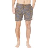 Scotch & Soda Mid Length Recycled Polyester Printed Swim Shorts