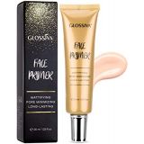 Glossiva Face Primer Matte - Big Pores Perfect Cover, Skin Flawless and Glowing, Long Lasting Makeups Staying- Nourishes & Moisturizes, Suitable for All Skin Types 35ml